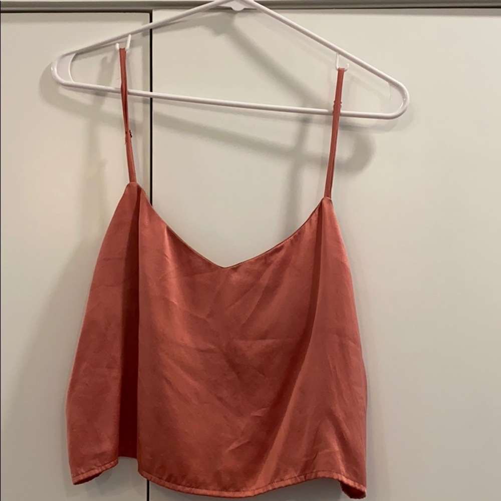 Silk crop camisole